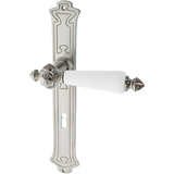 Zimmertürgarnitur Quellsee matt vernickelt