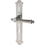 Zimmertürgarnitur Willehad matt vernickelt