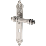 Zimmertürgarnitur Habsburg matt vernickelt