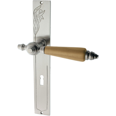 Zimmertürgarnitur Fringeli matt vernickelt