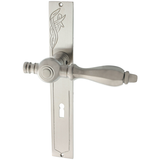 Zimmertürgarnitur Basodinohütte matt vernickelt