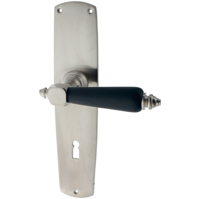 Zimmertürgarnitur Wighard matt vernickelt