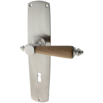 Zimmertürgarnitur Wighard matt vernickelt