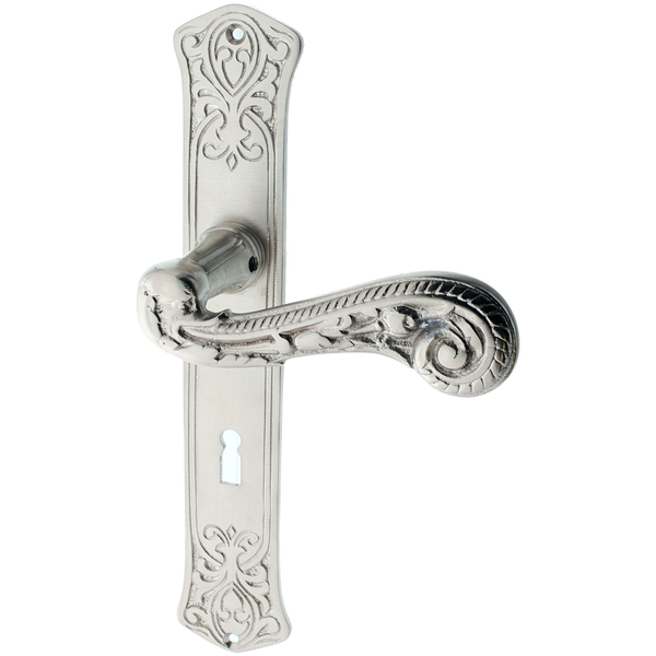 Zimmertürgarnitur Buolf matt vernickelt