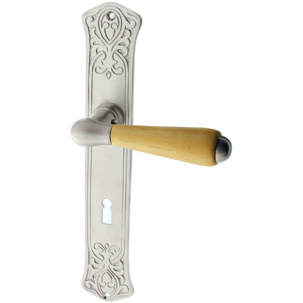 Zimmertürgarnitur Sigga matt vernickelt