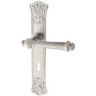 Zimmertürgarnitur Richmunda matt vernickelt