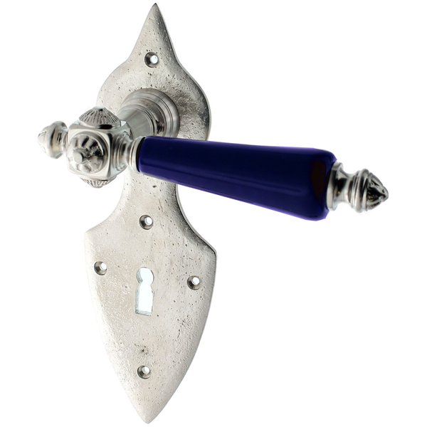 Zimmertürgarnitur Zmutt matt vernickelt