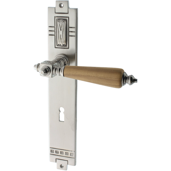 Zimmertürgarnitur Träjensee matt vernickelt