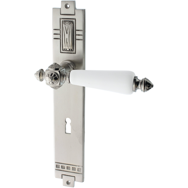 Zimmertürgarnitur Untersee matt vernickelt