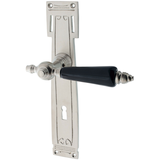 Zimmertürgarnitur Steibachweier matt vernickelt