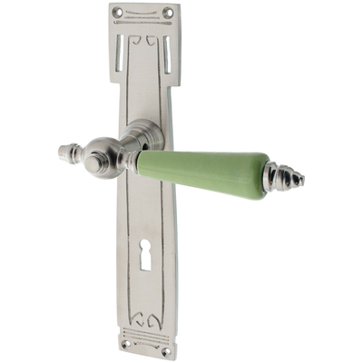 Zimmertürgarnitur Steibachweier NM Zimmertürgarnitur Steibachweier matt vernickelt