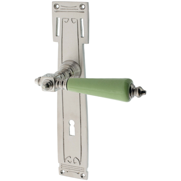 Zimmertürgarnitur Haslemer Weier matt vernickelt