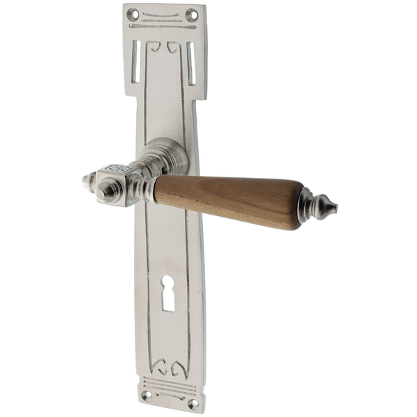 Zimmertürgarnitur Haslemer Weier matt vernickelt