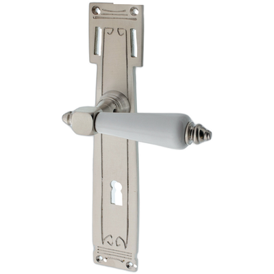 Zimmertürgarnitur Häxenseeli NM Zimmertürgarnitur Häxenseeli matt vernickelt