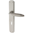 Zimmertürgarnitur Kaminski matt vernickelt