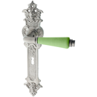 Zimmertürgarnitur Hüfihütte matt vernickelt