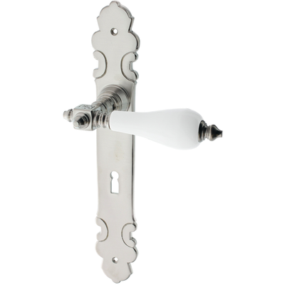 Zimmertürgarnitur Egelsee matt vernickelt