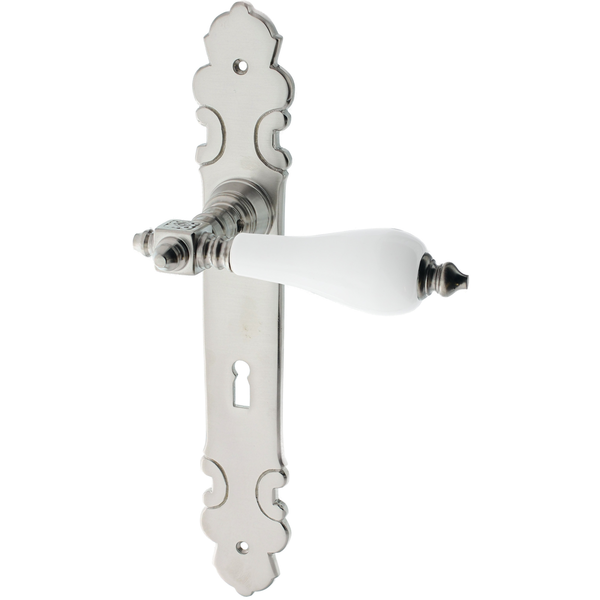 Zimmertürgarnitur Egelsee matt vernickelt