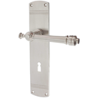 Zimmertürgarnitur Bellach matt vernickelt