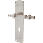 Zimmertürgarnitur Arbaz matt vernickelt