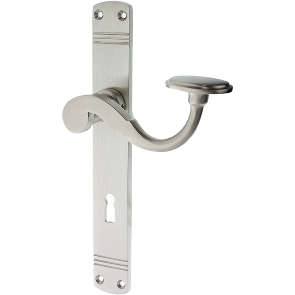 Zimmertürgarnitur Wissigstock matt vernickelt