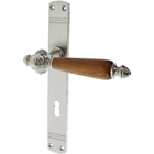 Zimmertürgarnitur Nesthorn matt vernickelt