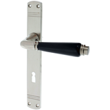 Zimmertürgarnitur Walliser matt vernickelt