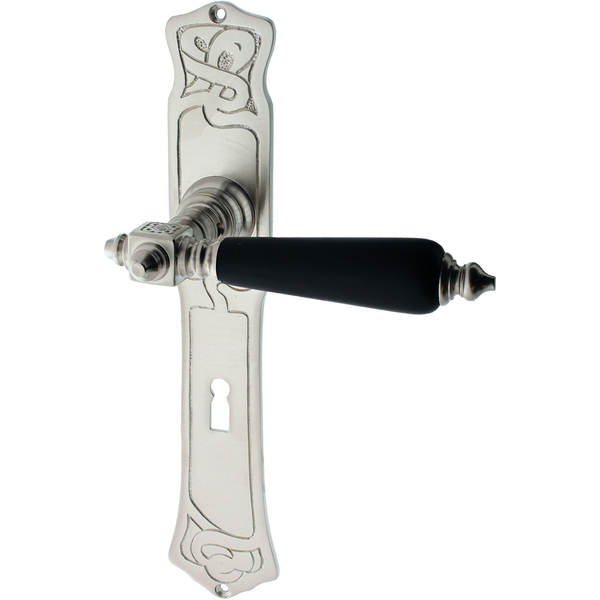 Zimmertürgarnitur Steinar matt vernickelt