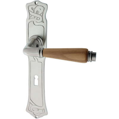 Zimmertürgarnitur Lutersee matt vernickelt