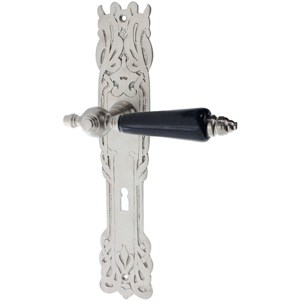 Zimmertürgarnitur Wildhorn matt vernickelt