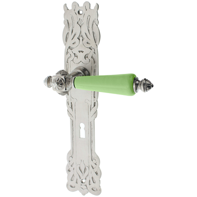 Zimmertürgarnitur Albinen matt vernickelt