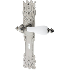 Zimmertürgarnitur Albinen matt vernickelt