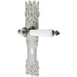 Zimmertürgarnitur Albinen matt vernickelt