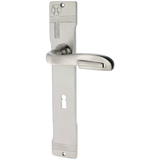 Zimmertürgarnitur Brütten matt vernickelt