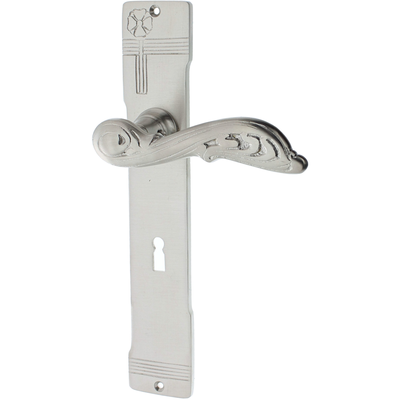 Zimmertürgarnitur Bolligen matt vernickelt