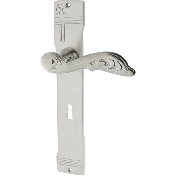 Zimmertürgarnitur Bolligen matt vernickelt