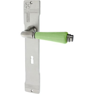 Zimmertürgarnitur Anniviers matt vernickelt