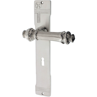 Zimmertürgarnitur Brenzikofen matt vernickelt