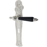 Zimmertürgarnitur Schäfler matt vernickelt