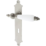 Zimmertürgarnitur Camoghe matt vernickelt