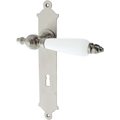 Zimmertürgarnitur Camoghe matt vernickelt