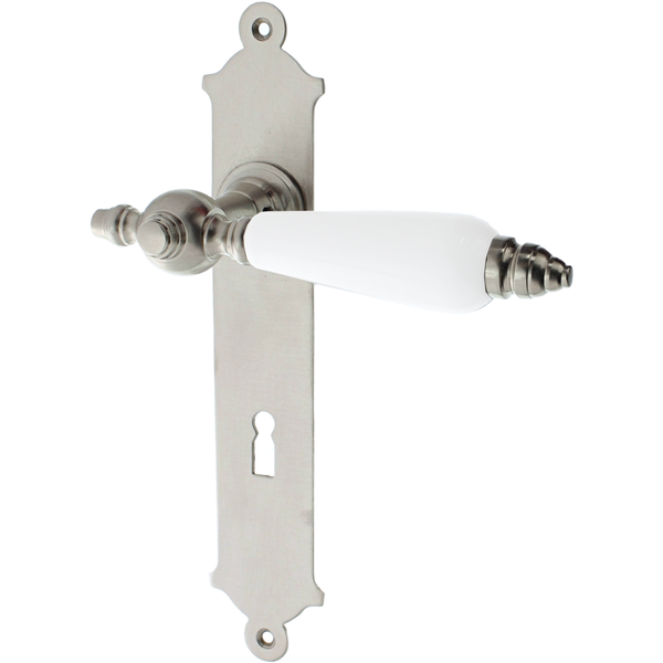 Zimmertürgarnitur Camoghe matt vernickelt