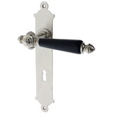 Zimmertürgarnitur Brig matt vernickelt