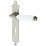 Zimmertürgarnitur Bonfol matt vernickelt