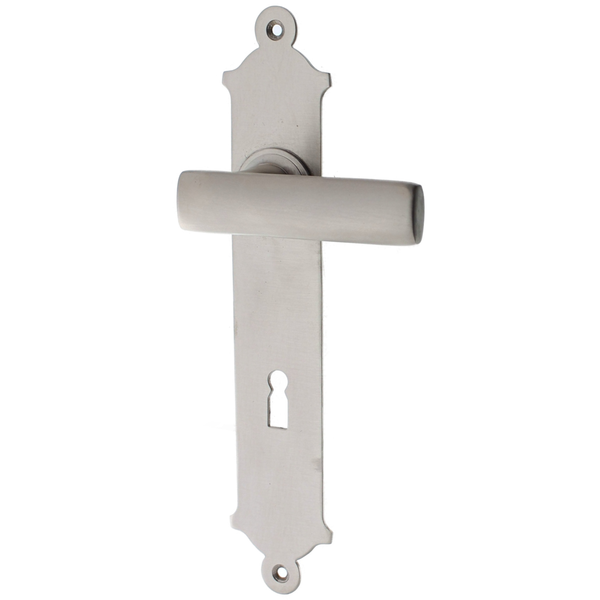 Zimmertürgarnitur Tweralpspitz matt vernickelt