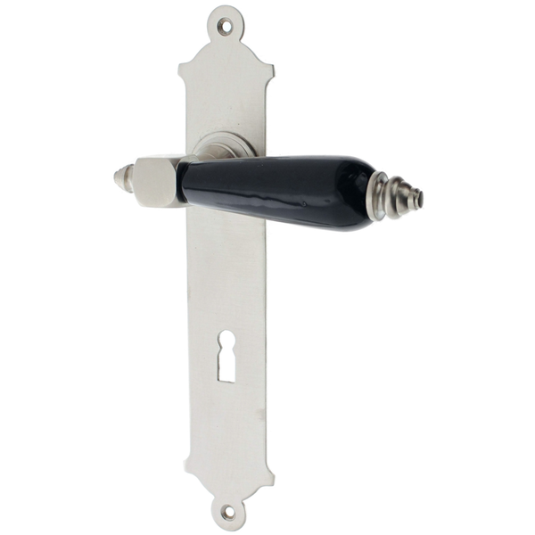 Zimmertürgarnitur Marwees matt vernickelt