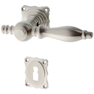 Zimmertürgarnitur Eppenberg matt vernickelt