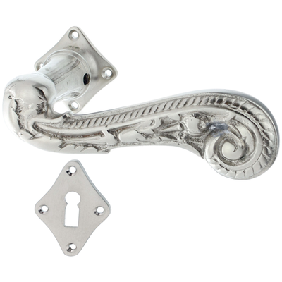 Jugendstil Zimmertürbeschlag aus Messing - elegantes Design