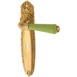 Zimmertürgarnitur Vanadis in Messing, patiniert