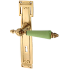 Zimmertürgarnitur Steibachweier in Messing, patiniert